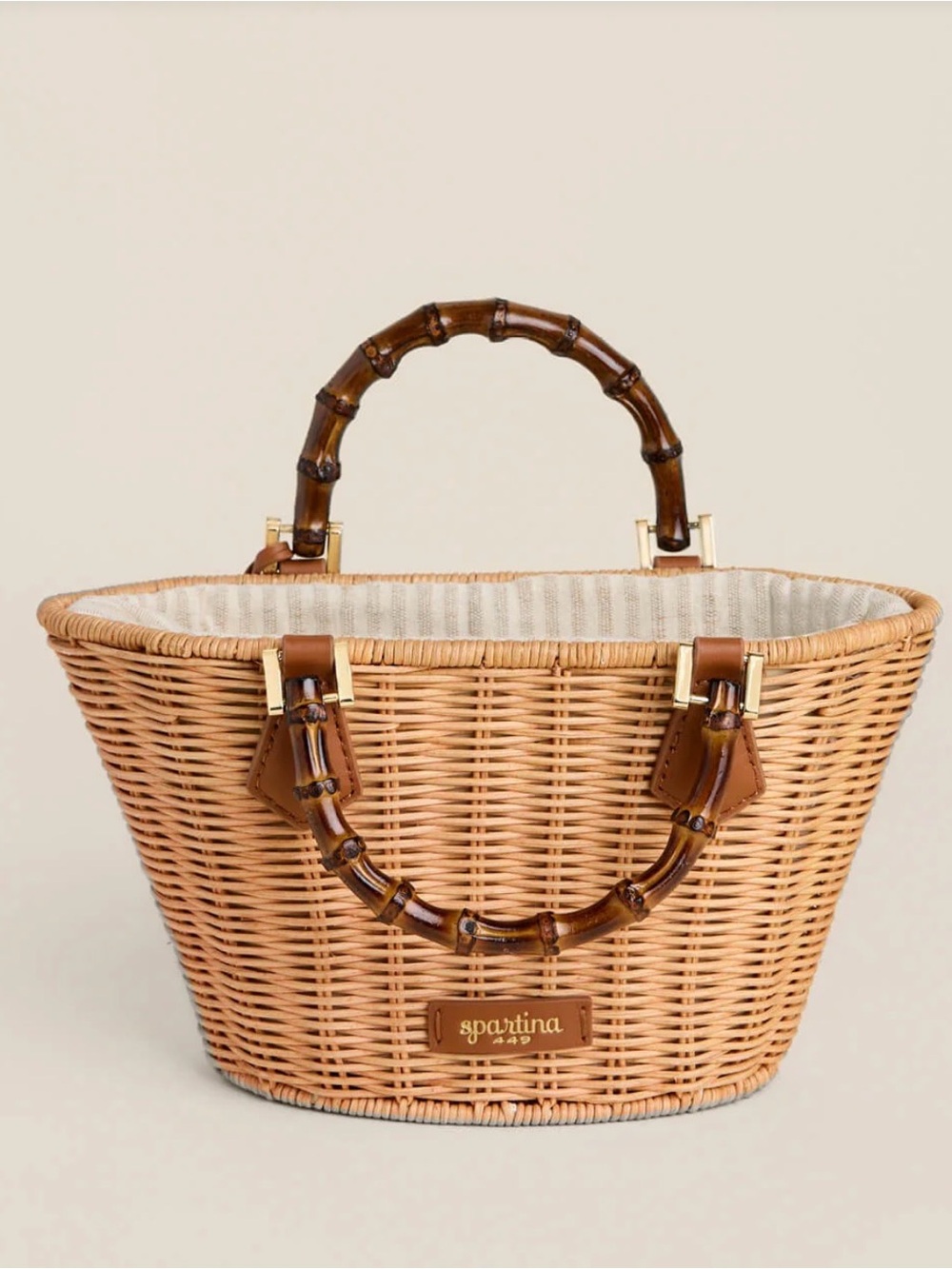 Spartina Maeve Wicker Bucket